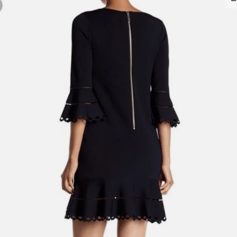 Dark Blue Ted Baker Yazmiin Long Sleeve Dress Size 2 & 4 (6 & 10) NWT - Picture 2 of 11
